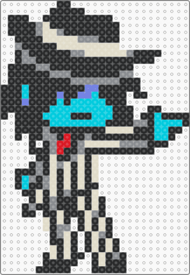 Deltarune Kris showdown outfit - beige, black, deltarune, deltarune chapter 3, gray, kris, light blue