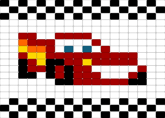 Lighting McQueen - red, white