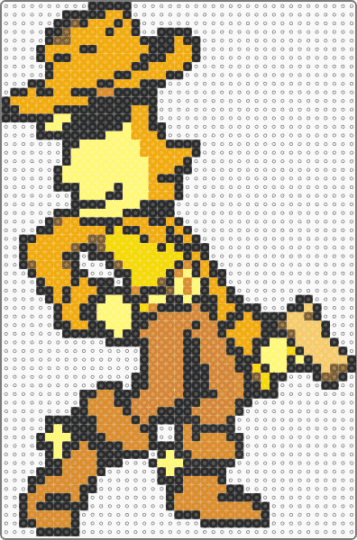 Yellow Deltarune (BATTLE STANCE) - character, deltarune, deltarune chapter 5, deltarune chapter five, deltarune yellow, orange, video game