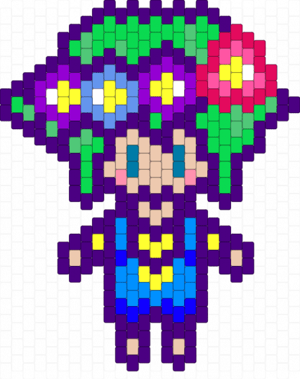 OMORI- Basil - basil, character, nintendo, omori headspace, purple, teal, video game