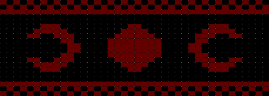Red Triple Moon Tapestry - black, brown