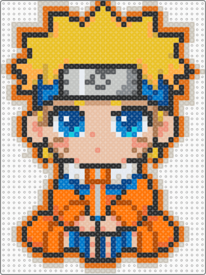 Naruto Uzumaki - anime, beige, character, chibi, naruto, orange, yellow