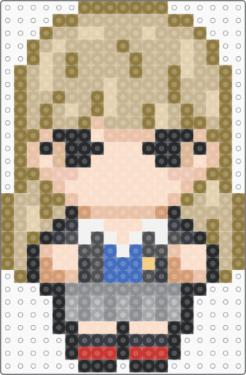 Koyuki Hikawa (from The Ramparts of Ice) - anime, beige, character, chibi, gold, koyuki, koyukihikawa, rampartsofice