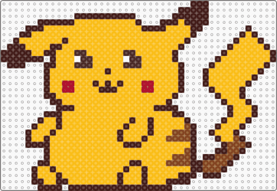 fat pikachu - brown, yellow