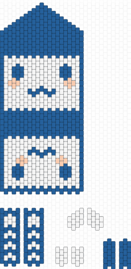 Mimitchi themed bag! (for @lx_mushroom) - blue