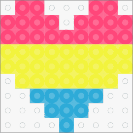 Updated Pan heart - pansexual,heart,pride,love,community,bright,pink,yellow,light blue