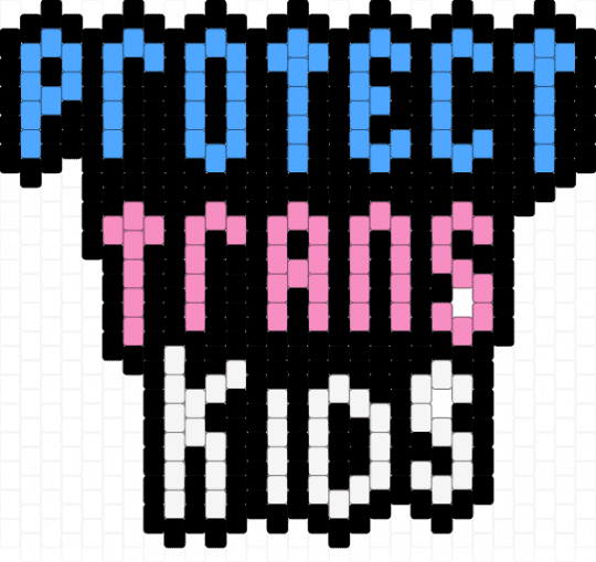 PROTECT TRANS KIDS!!!! - black, light blue, pink