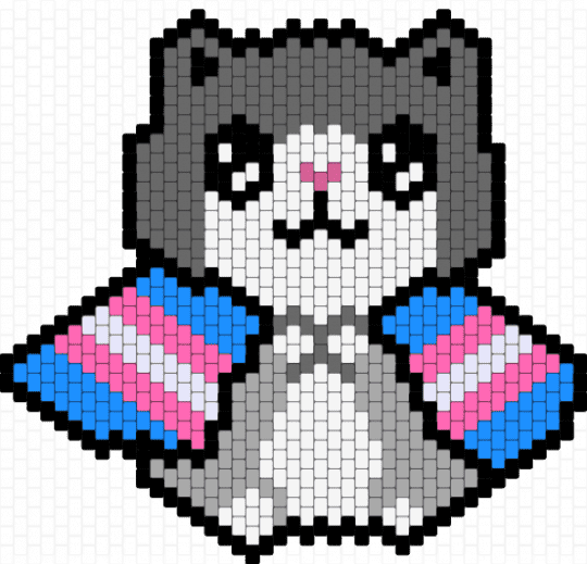 🩵🩷🤍🩷🩵 Transegender Cat🩵🩷🤍🩷🩵 - gray,love,pride,cat,lgbtq,animal,transgender