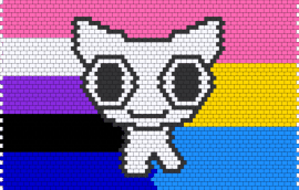 Genderfluid X Pansexual ADHD Creature - genderfluid,pansexual,tbh,adhd,flag,creature,pride