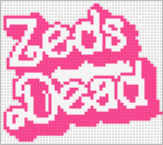 Zeds Dead - barbie, logo, mashup, pink, white, zeds dead