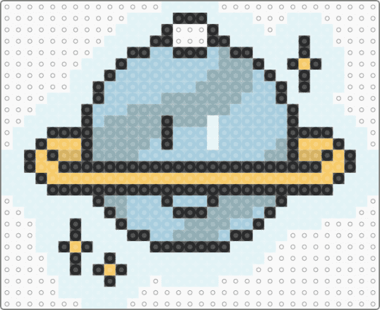 Keychain... keychain? - keychain, light blue, object show, oc, osc, planet, rgb, saturn, space, white