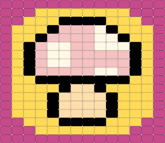Honguito - pink, yellow