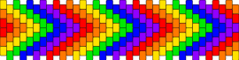 Rainbow arrows - arrow,rainbow,geometric,cuff,vibrant,directional,spectrum,chevron