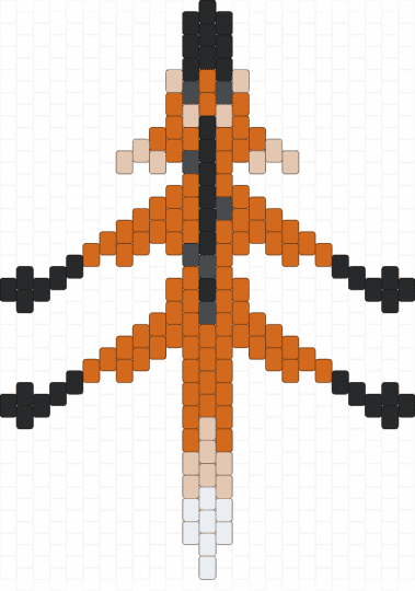 Maned Wolf - animal, colorful, maned wolf, orange, remixed, wolf
