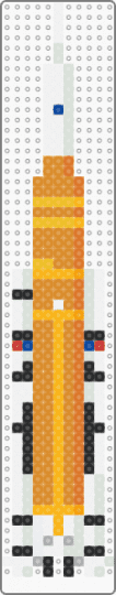 Space Launch System Rocket / Artemis 2 Rocket - moon, nasa, nasa artemis, orange, rocket, space, white
