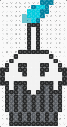 Halloween Mr cupcake fnaf - gray, white