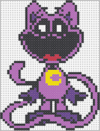 catnap (smiling critters) 58x58 simplified - catnap,smiling critters,poppy playtime,video game,character,purple