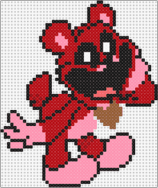 Bobby BearHug (Smiling Critters) 58x58 simplified - bobby bearhug,smiling critters,poppy playtime,cartoon,character,happy,video game