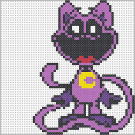 catnap (smiling critters) 58x58 simplified - catnap,smiling critters,poppy playtime,video game,character,purple