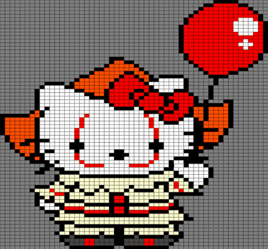 HK Pennywise Pony bead - gray
