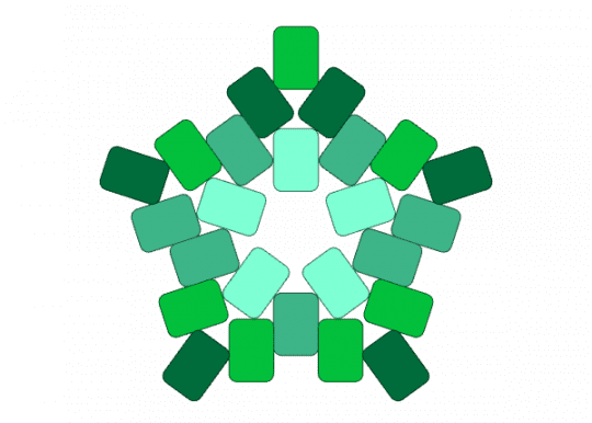 Turtle wof star - green, teal, wof