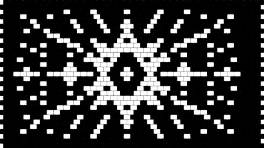 Geometric starburst panel - WIP - black