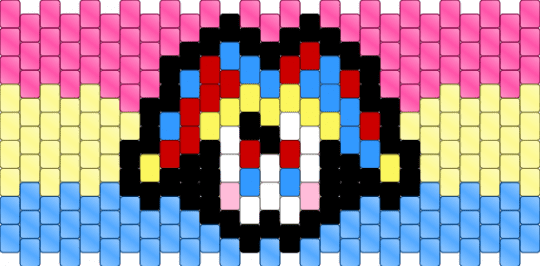 Pomni - blue, pink, pomni, yellow