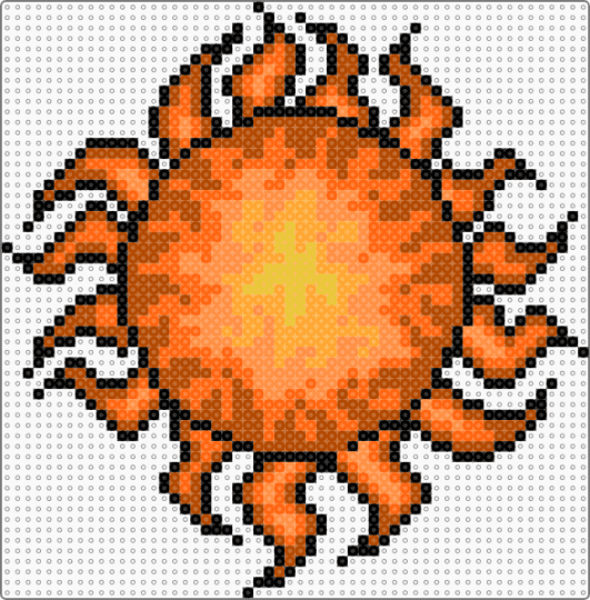Sun - orange, red