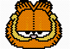 GARF100 - garfield,cat,comic,smile,classic,orange