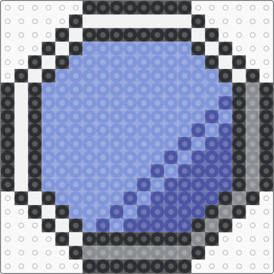 Johto Mineral Badge - gaming, gym badge, johto, light blue, pokemon