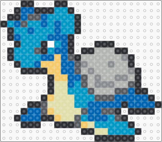 Lapras - blue, light blue