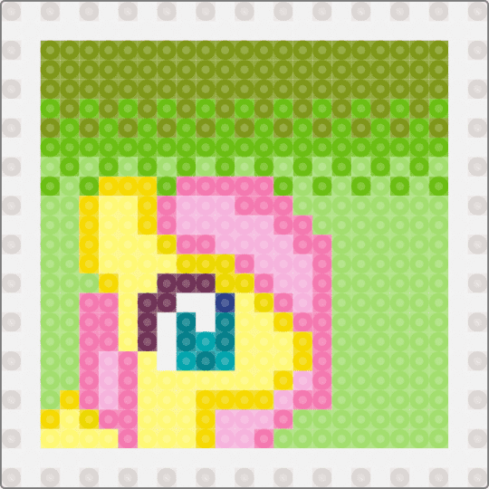 Fkuttershy - gold, green, pink, yellow