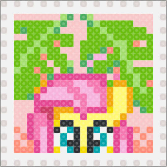 Fluttershy with leaves stamp - 