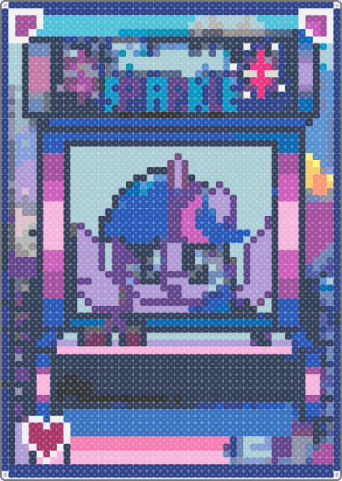 Twilight sparkle game console wip - blue, light blue, pink, purple
