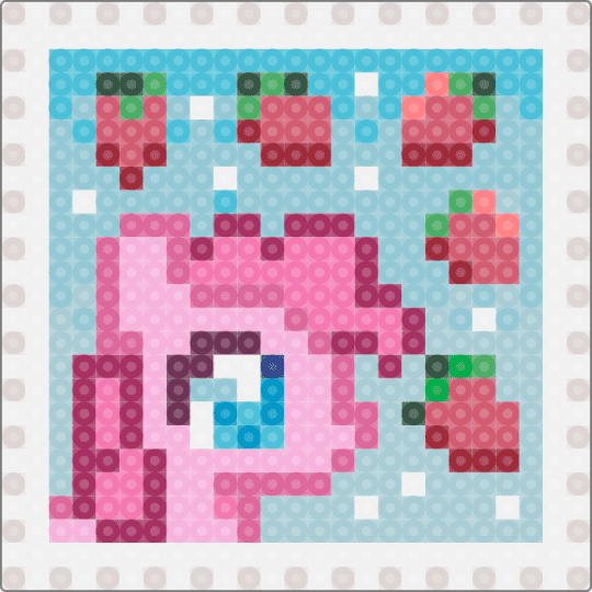 Pinkie - light blue, pink