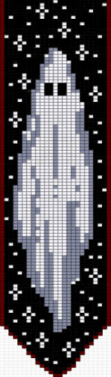 Ghost banner - brown, gray