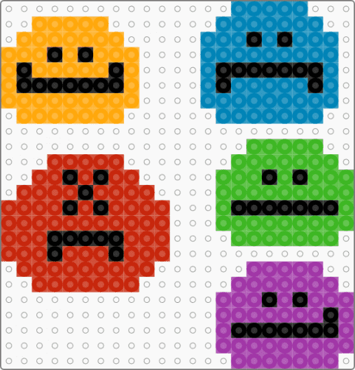 Emotion blobs - blob, blobs, cute, emotions, goober, goofy, goofy ahh, light blue, red, silly