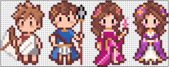 epic the musical - beige, brown, pink, red