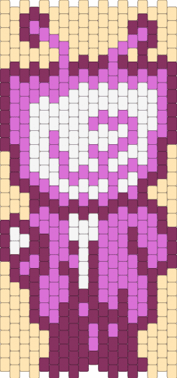 Tenna Sprite Peyote Tapestry - beige, deltarune, pink, tenna, tenna deltarune, video game