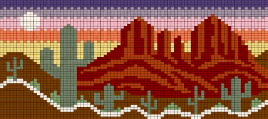 manual desert - brown, gray, red