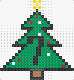 Christmas tree for 7th dec - tree,christmas,pine,7,number,green,black