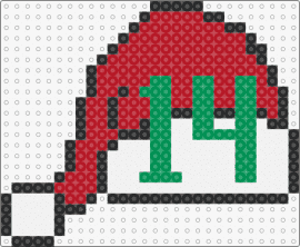 santa hat for 14th dec - santa,hat,christmas,14,number,text,holiday,green,red,white