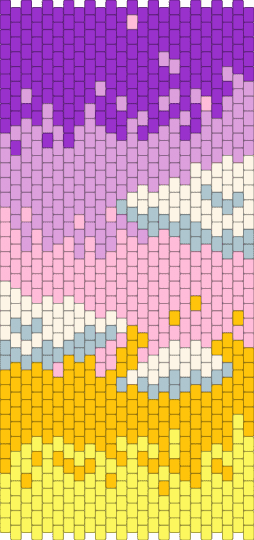 sunset - cloudy tapestry - pink, yellow