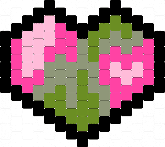 Zombie heart peyote thing - cartoony, cute kawaii horror, heart, pink, random, zombie
