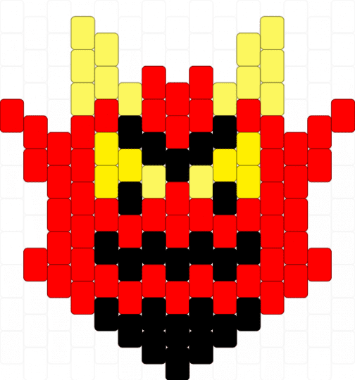Satan South Park - red, yellow