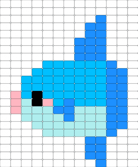 Mola Mola for Chels - light blue, white