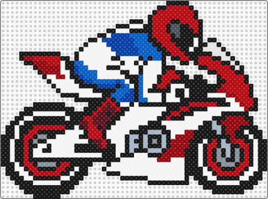Moto GP - black,white,red,blue,moto,motorcycle,high speed