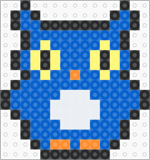 Owl - blue