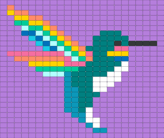 Hummingbird - pink