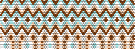 Teal western basket - geometric,diamond,zig zag,repeating,panel,basket,trippy,teal,brown